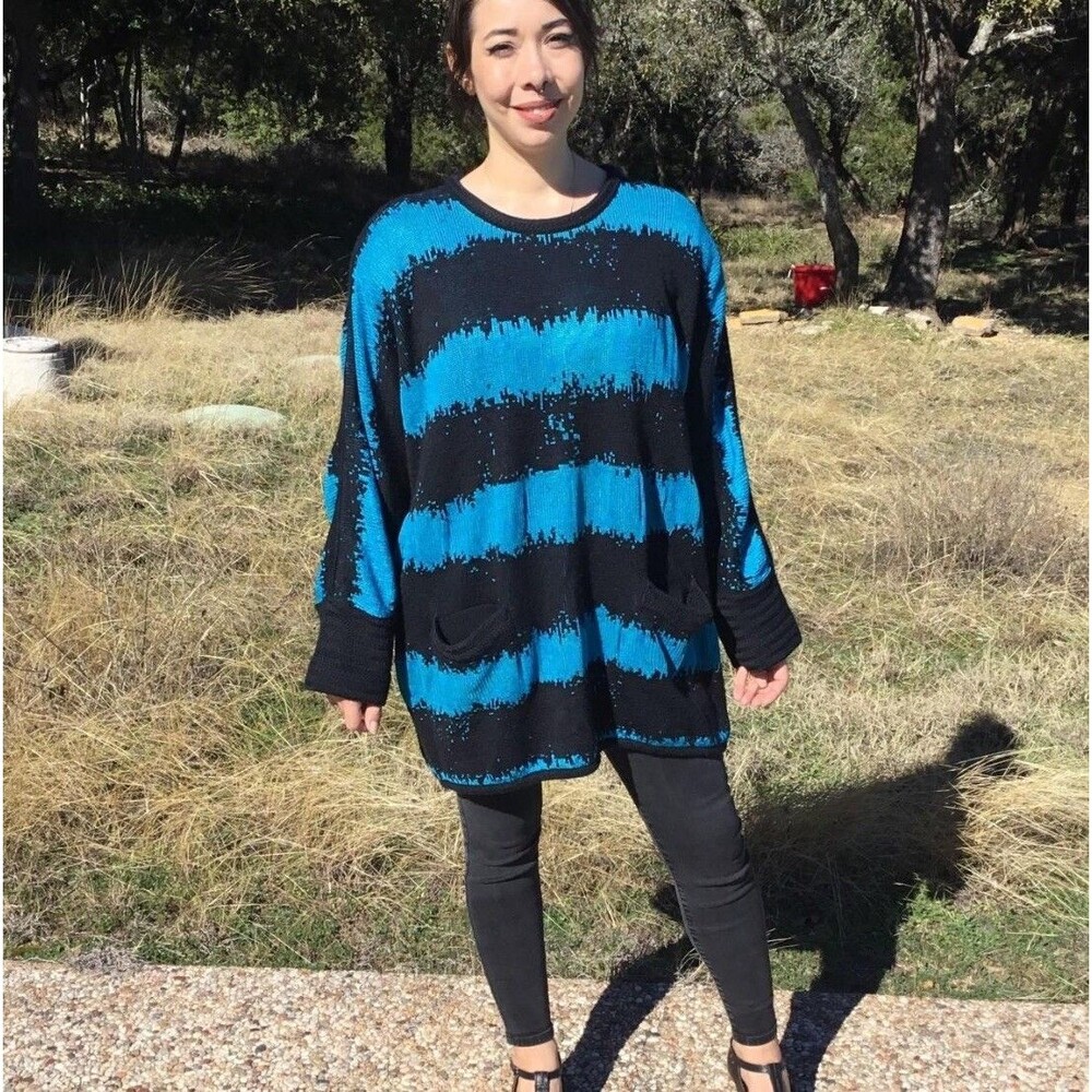 Vintage 1980s Sweater L.e.i. Oversized Grunge Size L
